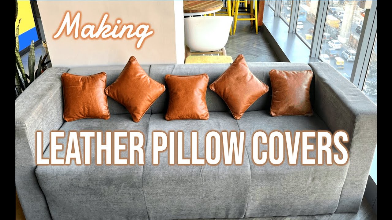 Making Leather Pillows | Leathercraft | Custom