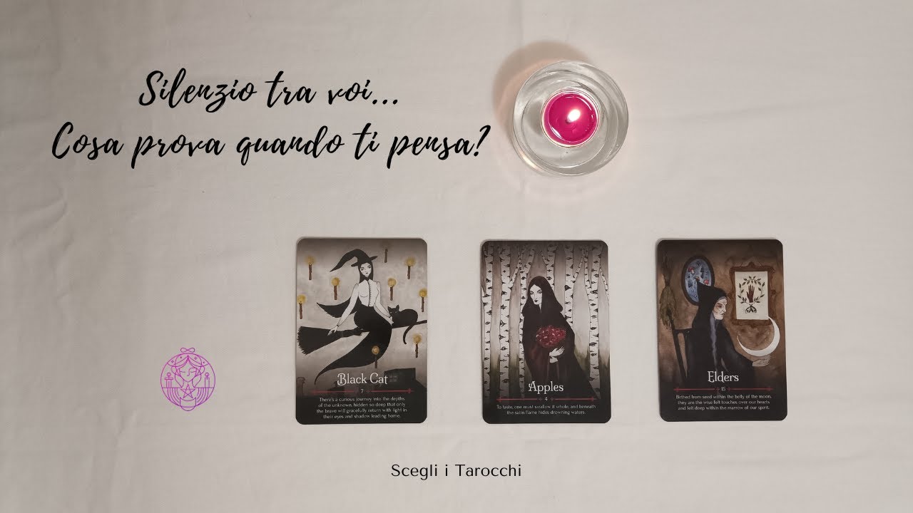 🤫❤ Silenzio tra voi... Cosa prova quando ti pensa? 🔮 Scegli i tarocchi