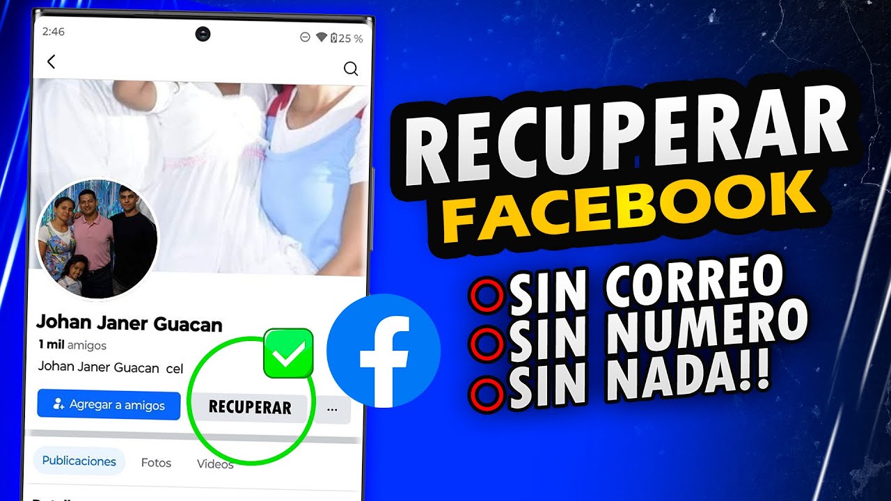 Como RECUPERAR Cuenta de FACEBOOK 2026 | SIN CORREO DESDE EL CELULAR 2026