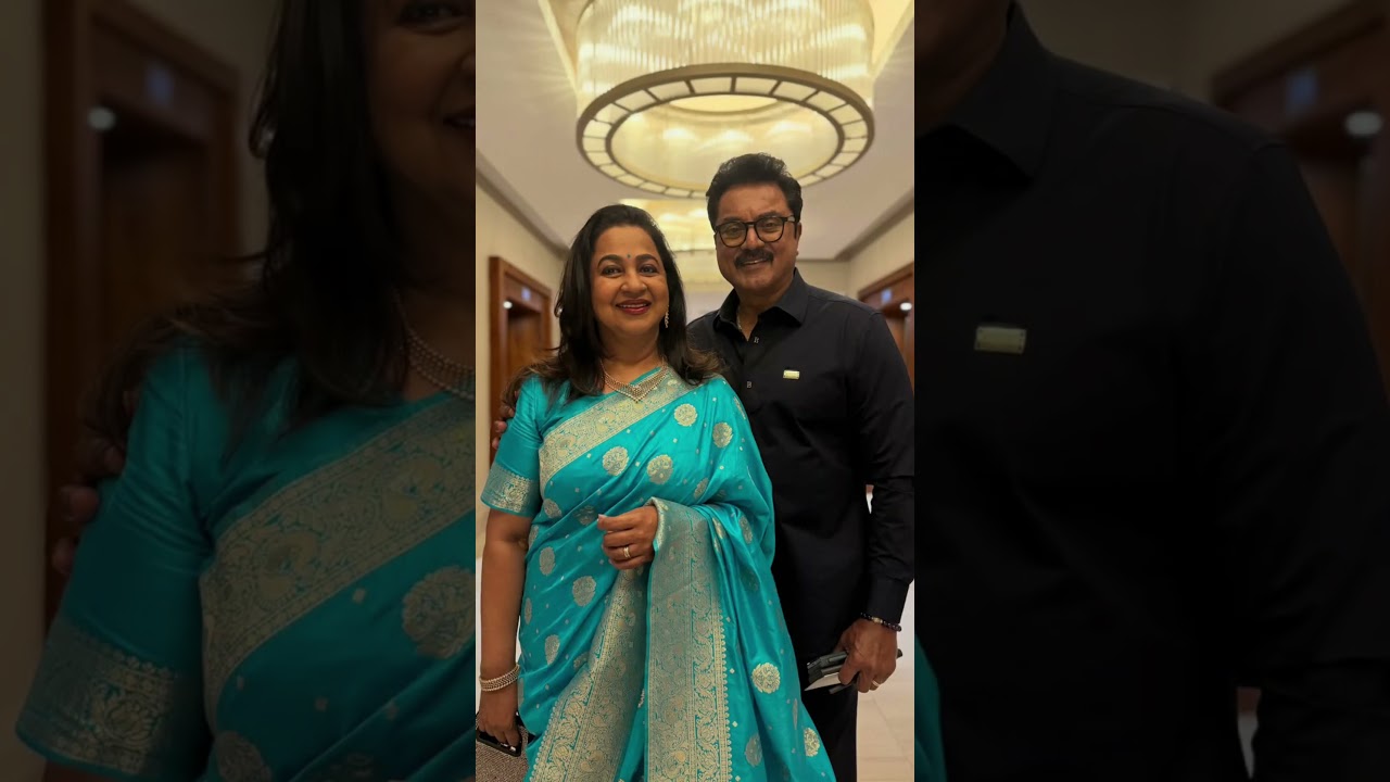 Sarathkumar & Radhika Celebrate 25th Wedding Anniversary in Grand Style