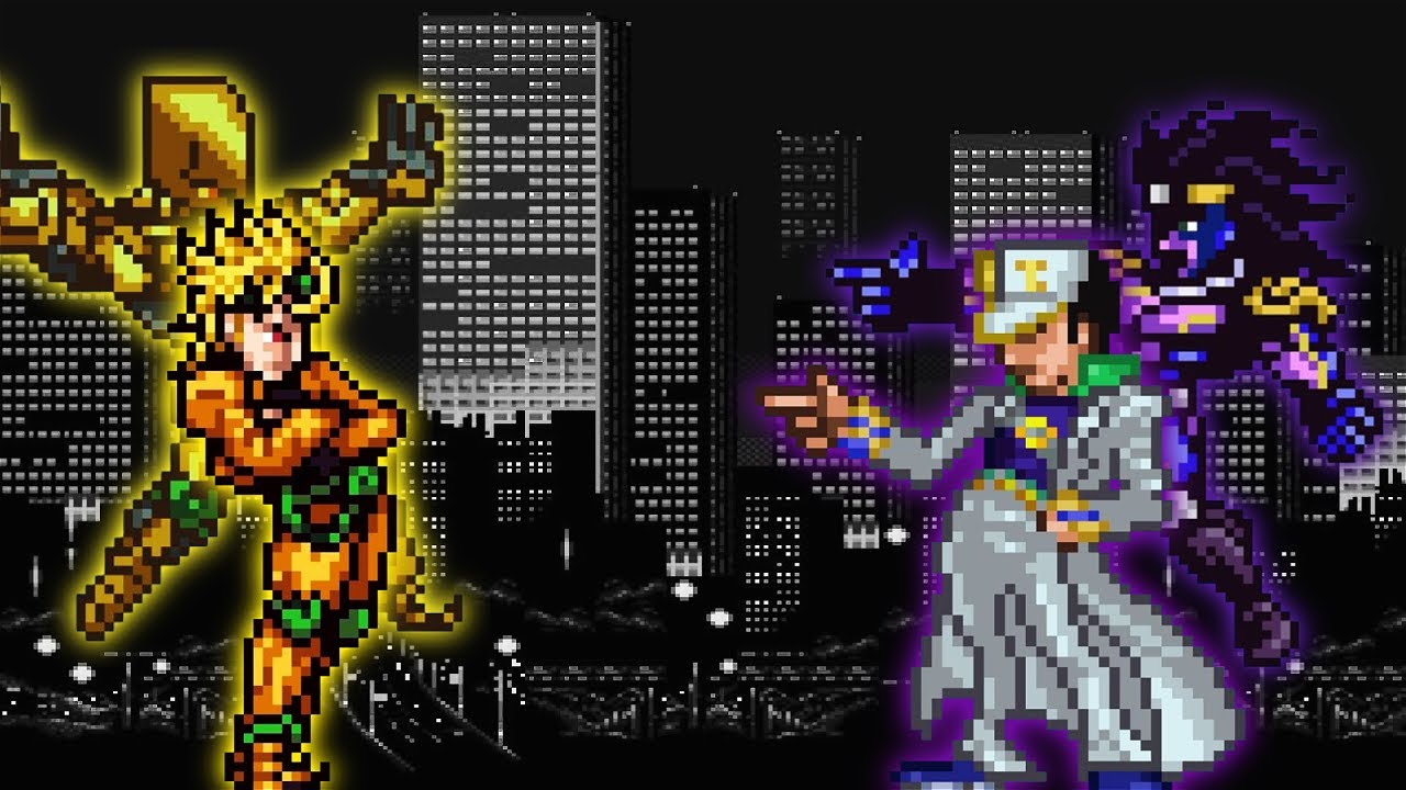 DIO (New) Vs Jotaro in Jump Force Mugen