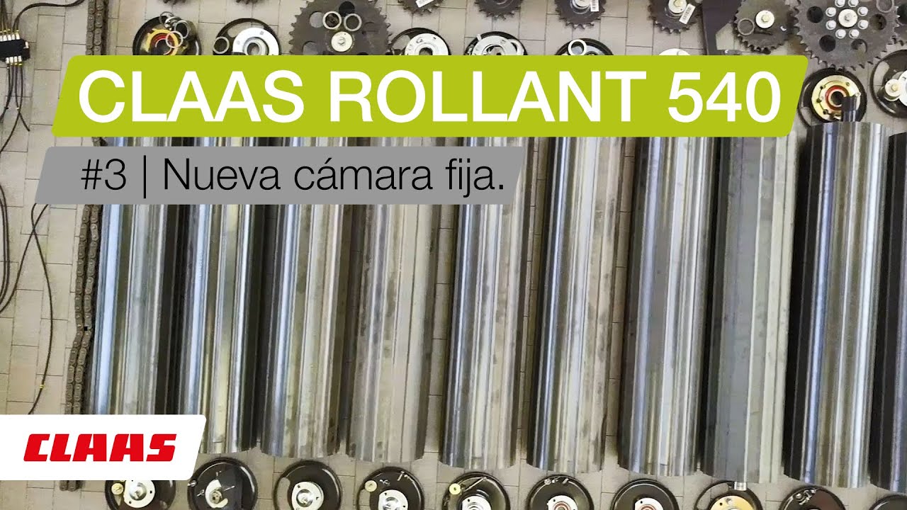 CLAAS ROLLANT 540. #3 Nueva cámara fija.