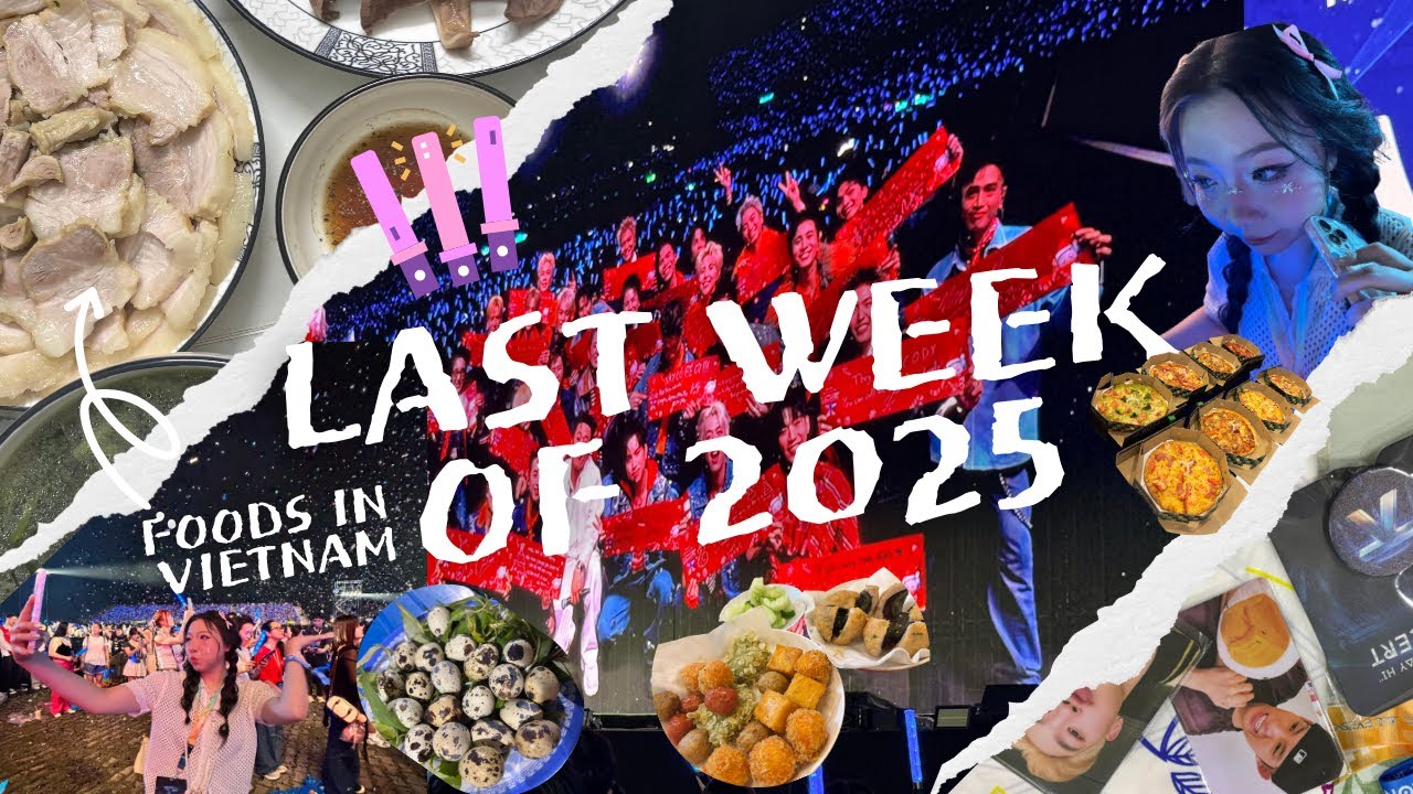 [#31] Tuần cuối cùng của năm 2025 | shopping, ăn uống, ATSH2025 concert, đón năm mới