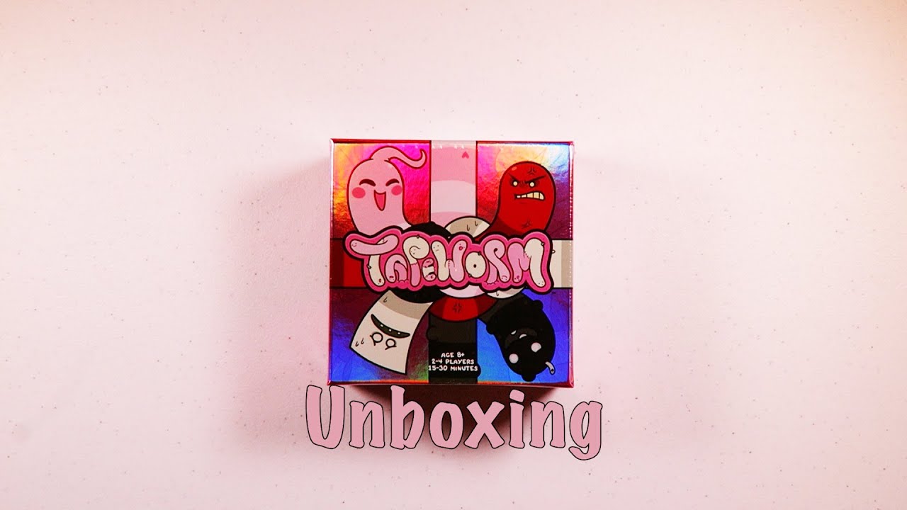 Tapeworm Board Game Unboxing