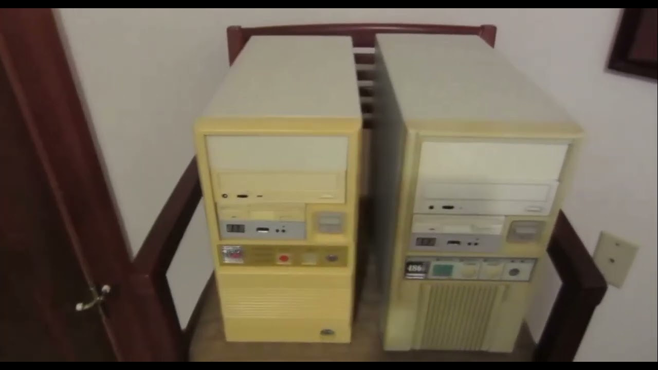 High level overview of vintage PC collection, #IBM PS/2 Model 70 8570-A16. 🤩💻 #gaming #vintage #pc