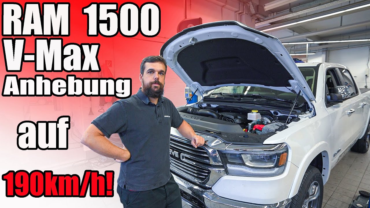 Geigercars - RAM 1500 V-Max Anhebung auf 190km/h | Autobahn Test | US PICKUP TRUCK