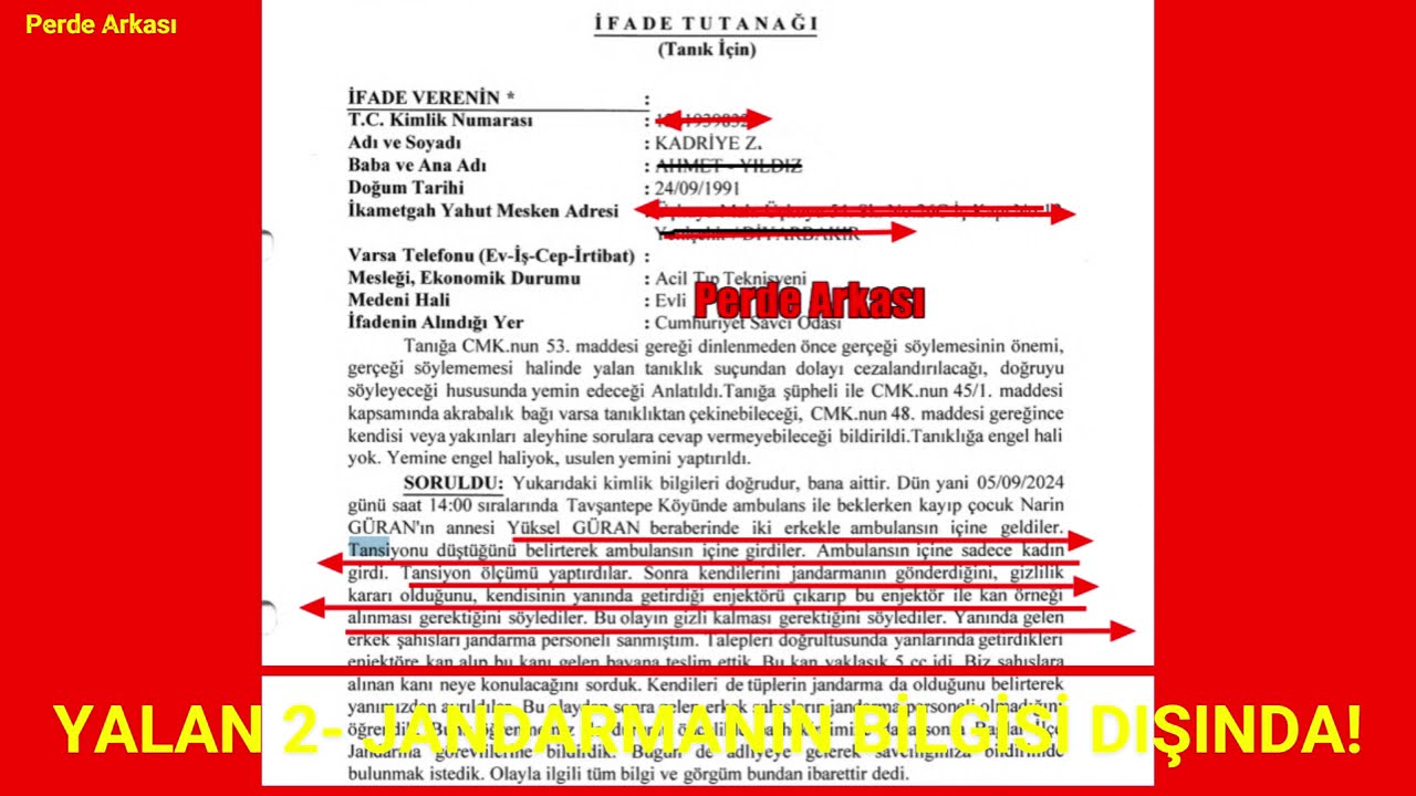 Narin Olayında ÜFÜRÜKÇÜ YALANI! Üfürükçüyü Jandarma mı yoksa aile mi buldu?