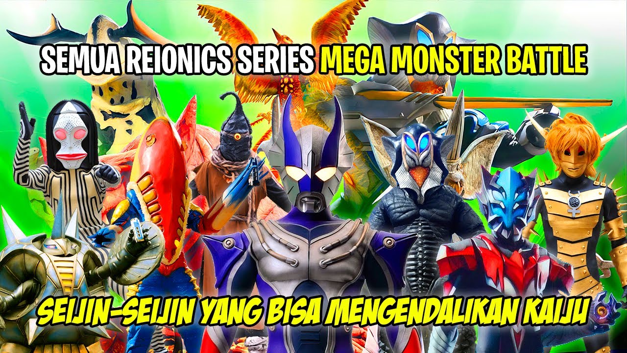 REIONICS BATTLE !! PENGENDALI KAIJU BATTLENIZER !! - Bahas Semua Reionics Series Mega Monster Battle