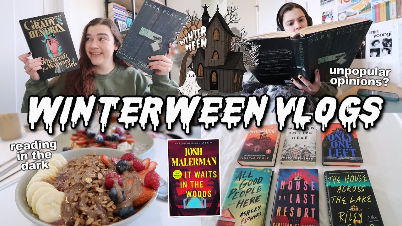 reading witchcraft for wayward girls, and reading in the dark ❄️👻🏠[WINTERWEEN FINAL DAYS VLOG]