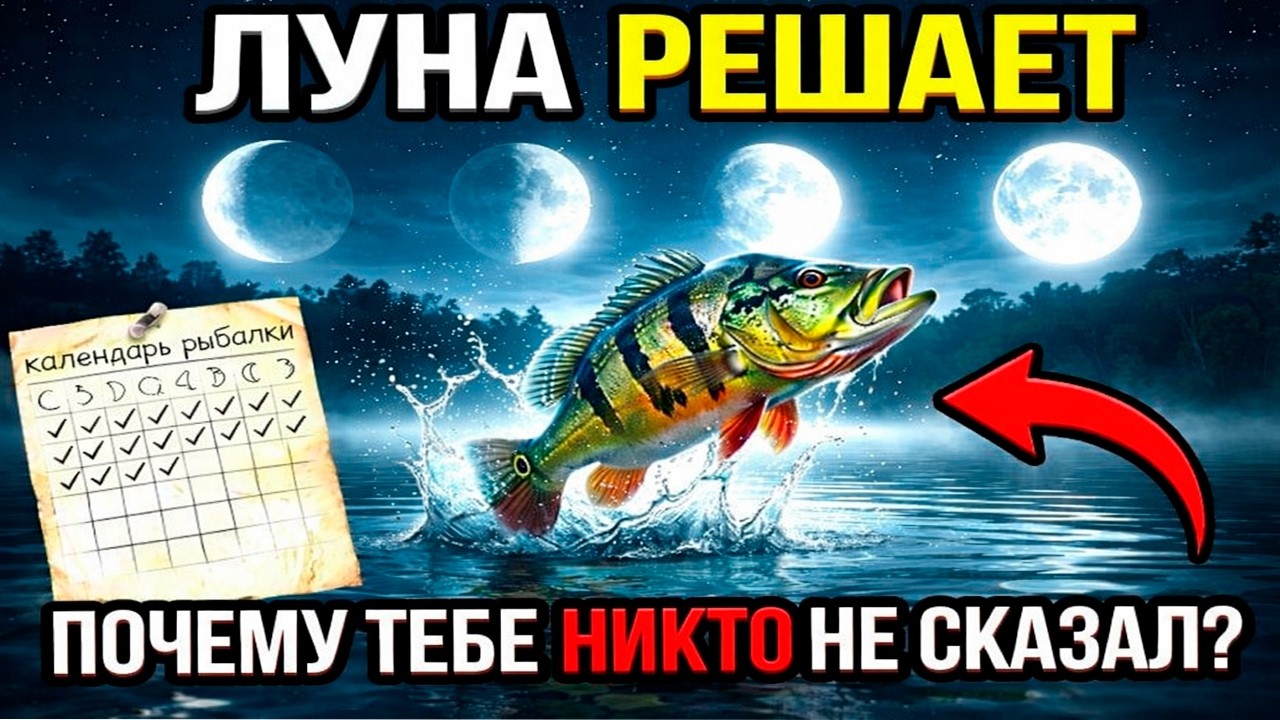 Секретное Время Рыбы — Почему Ты Остался Без Уловa
