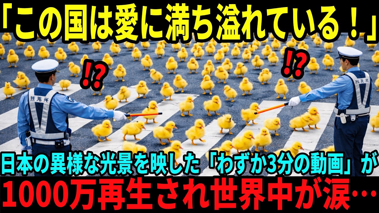 【海外の反応】「異世界すぎるだろ…」日本の信じられない光景を映したわずか３分の動画が１０００万再生され世界が涙！