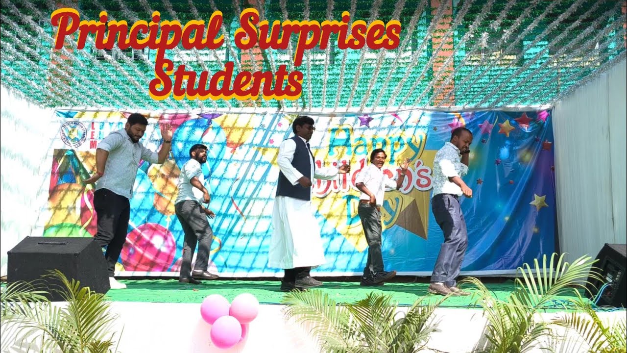 Principal Surprised Students on their special day/ Children's Day/ Loyola Khunti 🔥