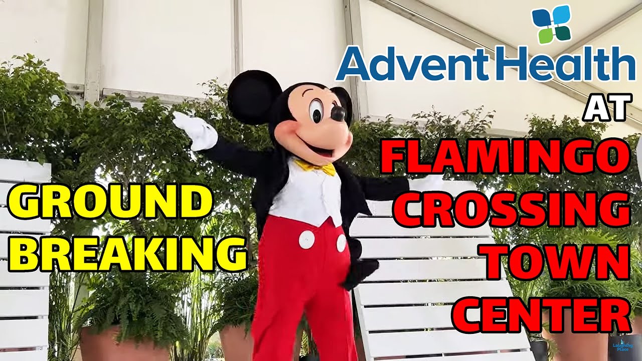 AdventHealth ER at Flamingo Crossing Town Center Groundbreaking | Walt Disney World