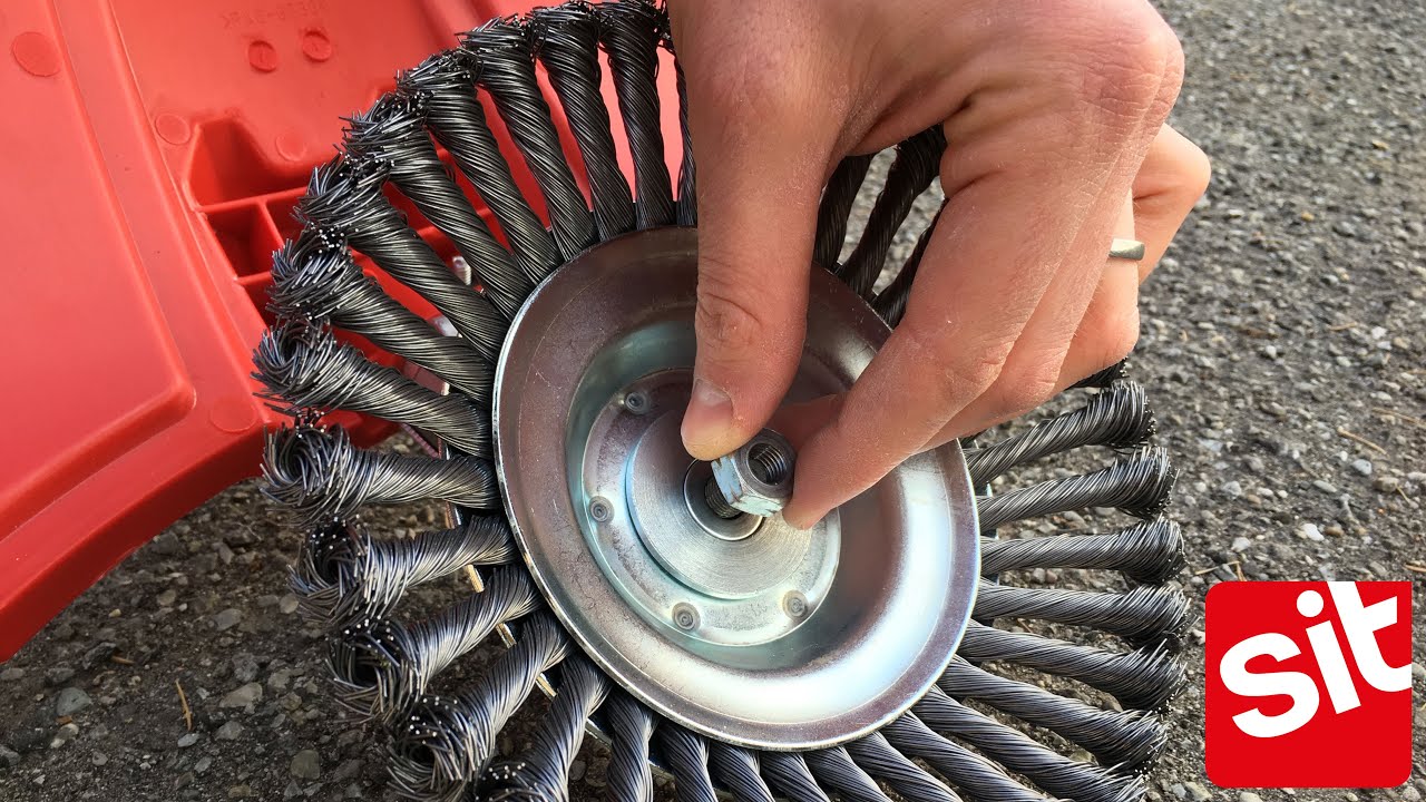 HOW TO mount a brush on a String Trimmer - SITBRUSH
