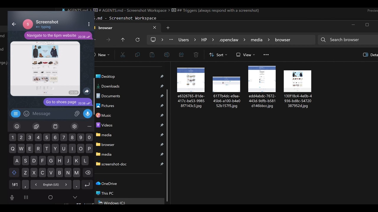 Automating Web Screenshots with OpenClaw, Playwright, and Telegram
