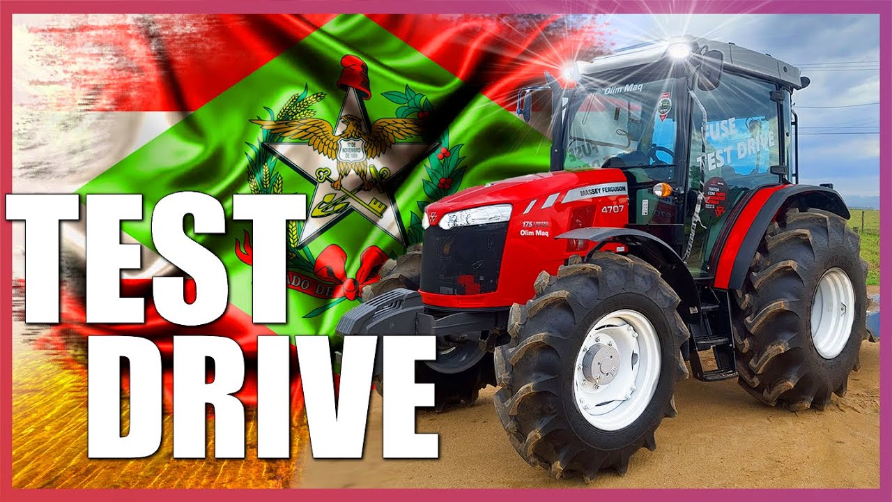 Novo MASSEY FERGUSON 4707: Fizemos um Test Drive - MODELO 2023