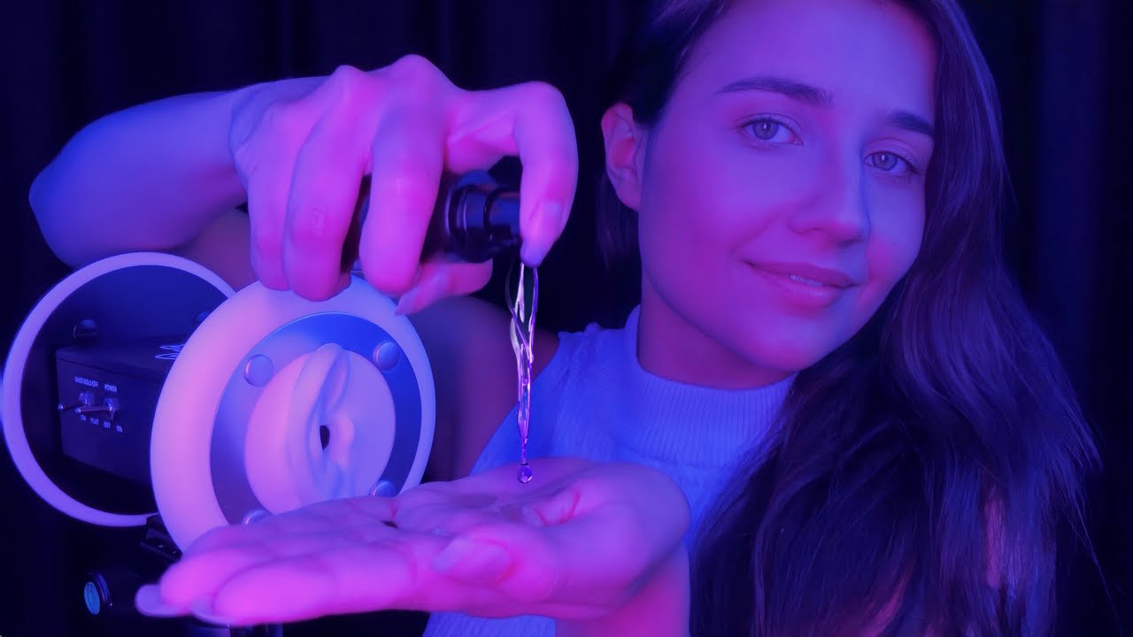 ASMR 3DIO: MASSAGEM RELAXANTE SENSORIAL ♡ Sussurros, Shhh e Mic Rubbing para Dormir e Relaxar