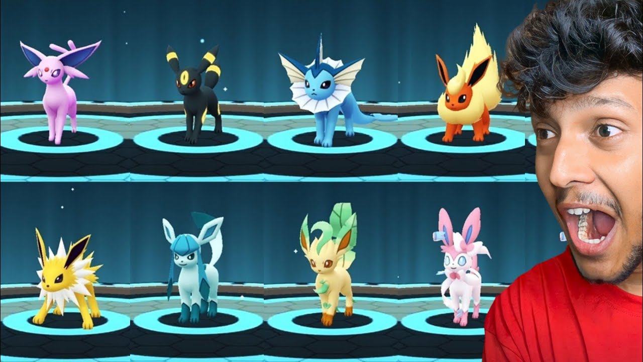 Finally I Got All Evolution of Eevee Pokemon!🔥 Pokémon - Let’s Go Pikachu