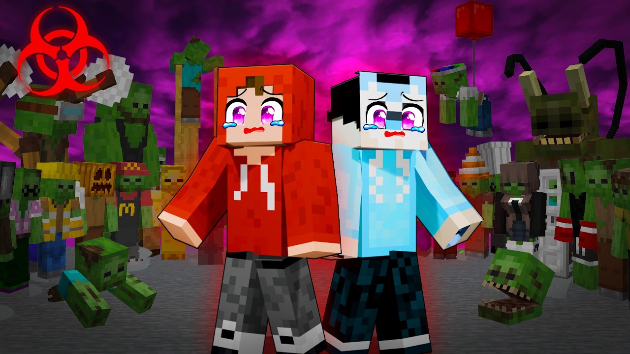 MINECRAFT, maar er is een ZOMBIE INVASIE!