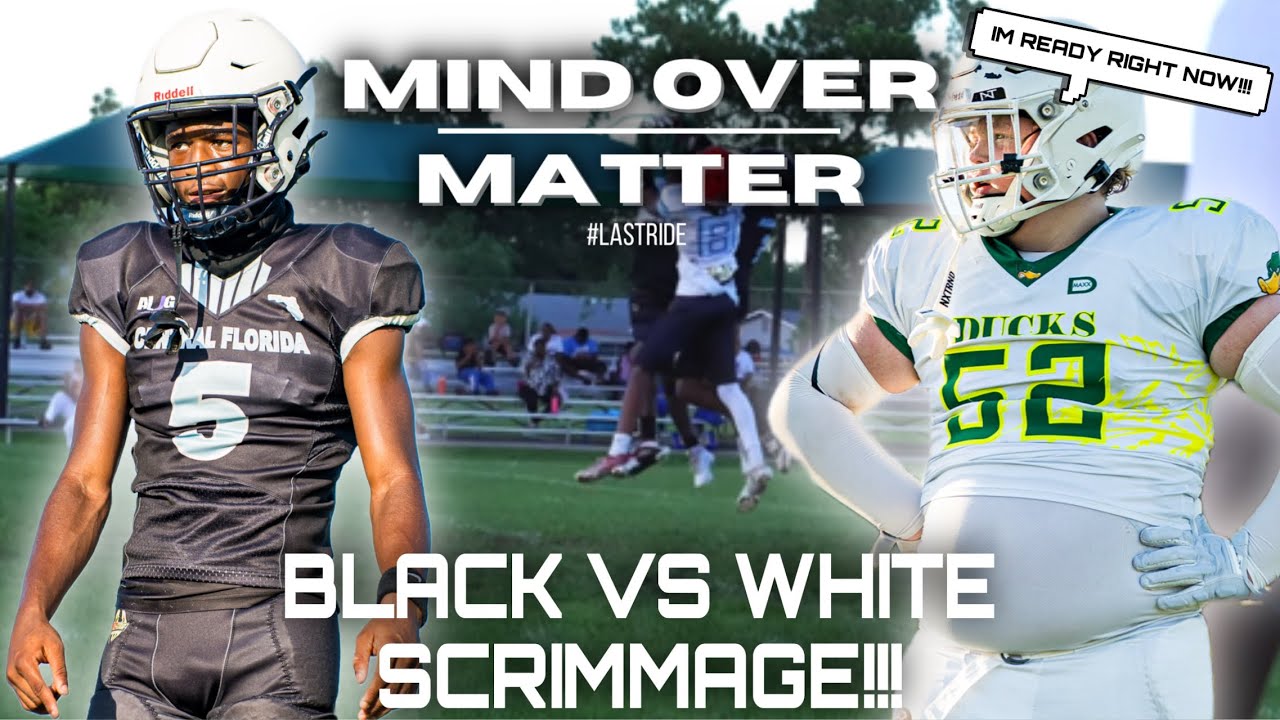 YOUTH FOOTBALL IS BACK!!!|| AK BOYS 13U BLACK VS WHITE SCRIMMAGE || M-O-M S3 Episode #1