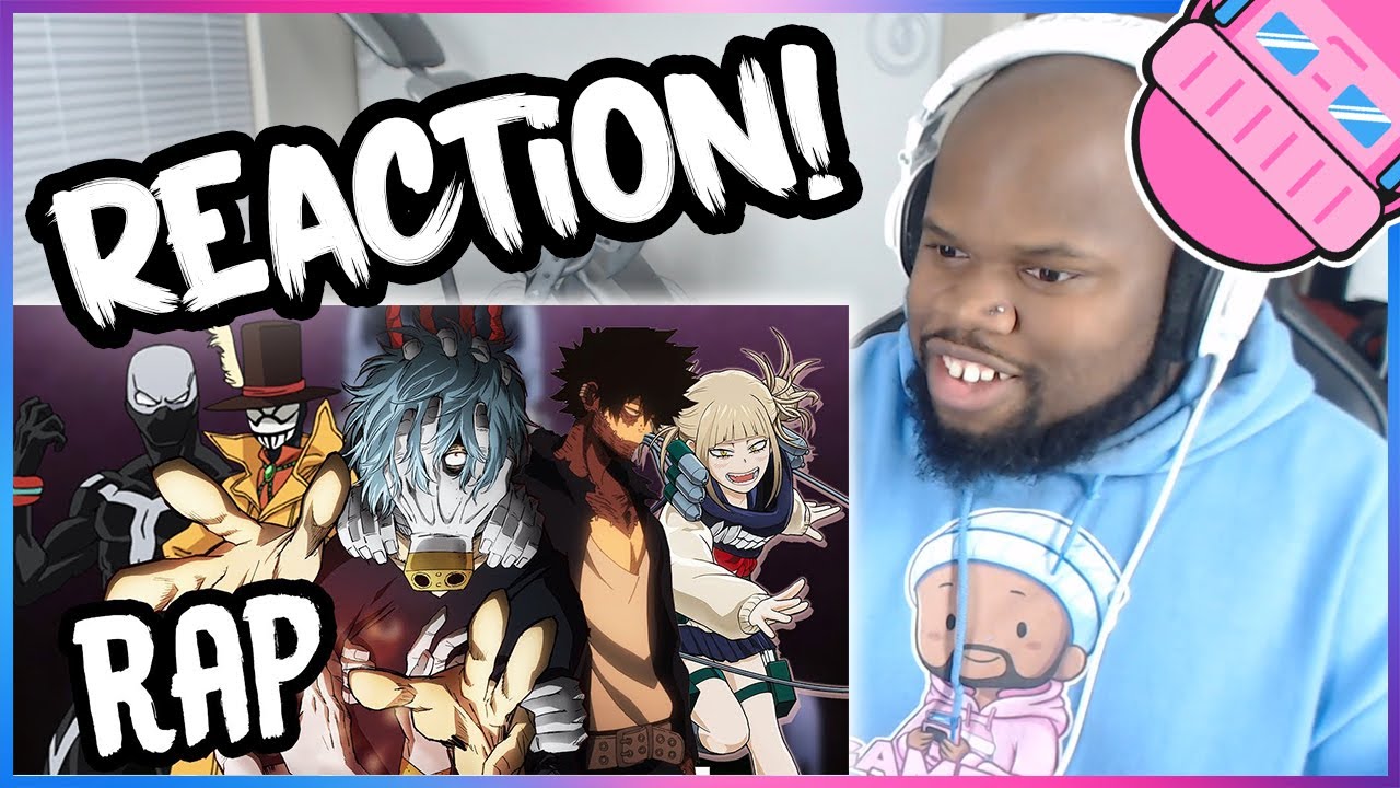 LEAGUE OF VILLAINS RAP CYPHER REACTION | RUSTAGE ft. Fabvl, NLJ & More [My Hero Academia]