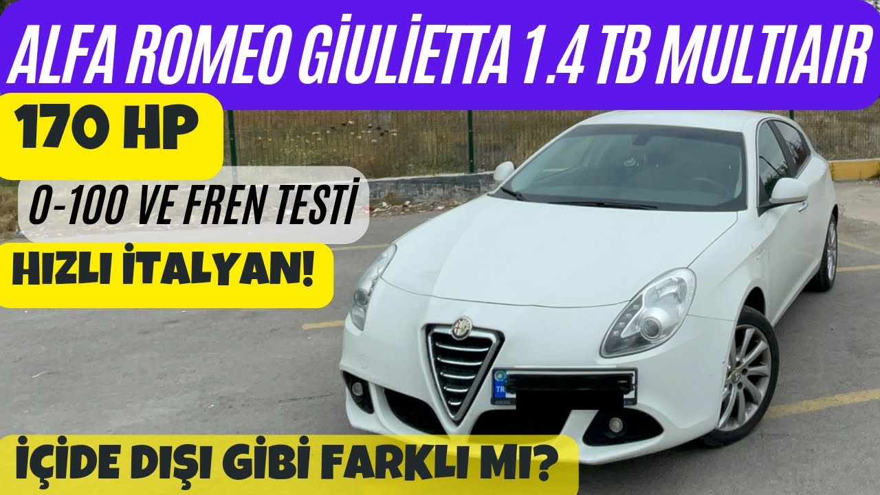 ALFA ROMEO GIULIETTA 1.4TB MULTIAIR 170 HP İNCELEME! | HIZLI İTALYAN! | #alfaromeo #giulietta