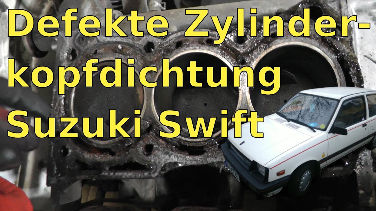 Defekte Zylinderkopfdichtung Suzuki Swift SA310