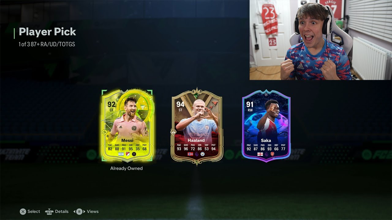 Я открыл 10 карт с рейтингом 87+ из серий Radioactive, Ultimate Dynasties или TOTGS Player Picks...