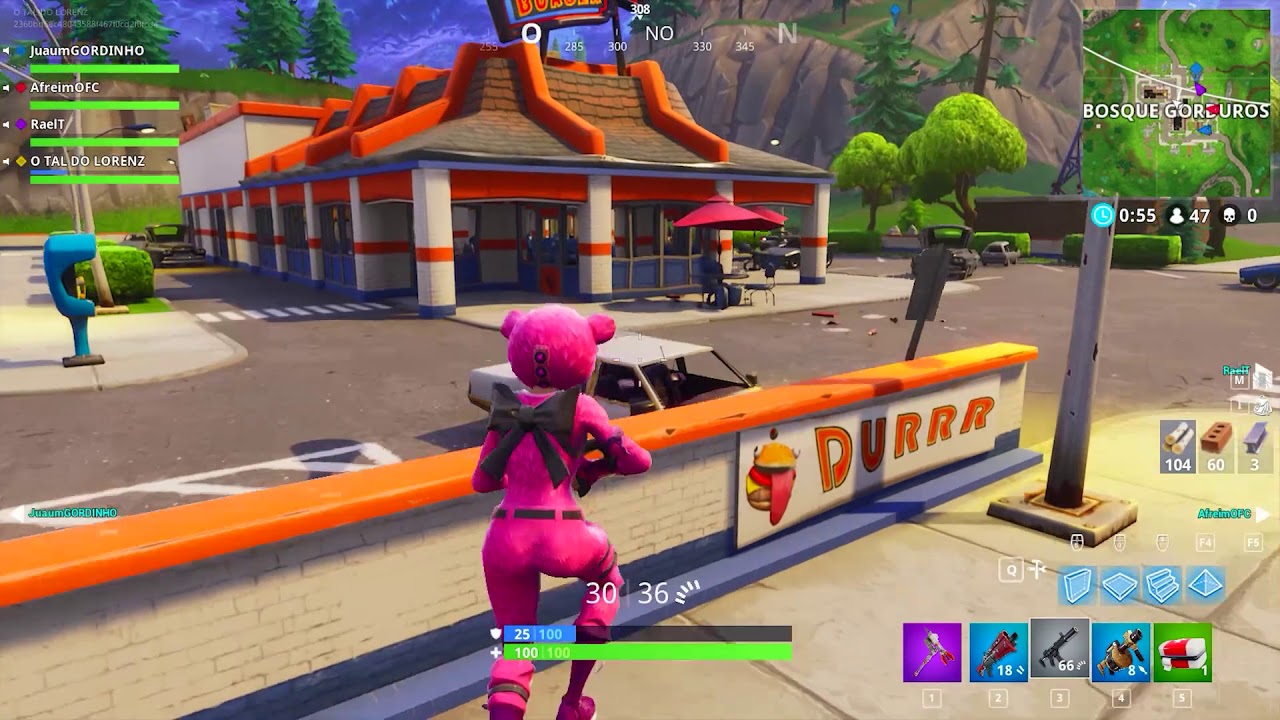 SÓ URSO ROSA - FORTNITE ‹ MayconLorenz ›