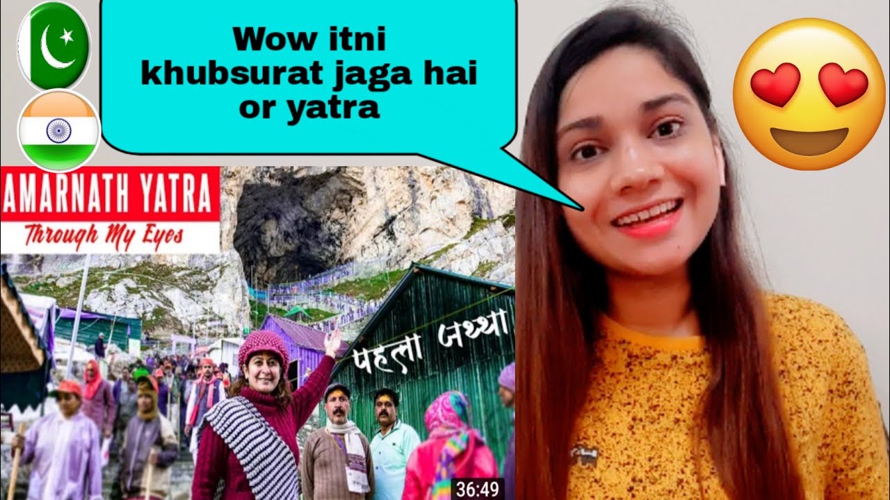 pakistani reacts to Amarnath Yatra Through My Eyes _ अमरनाथ यात्रा, पहला जत्था _ Baltal | saima