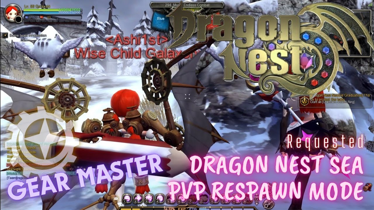 Gear Master PVP Respawn Mode ~ Dragon Nest SEA -Requested-