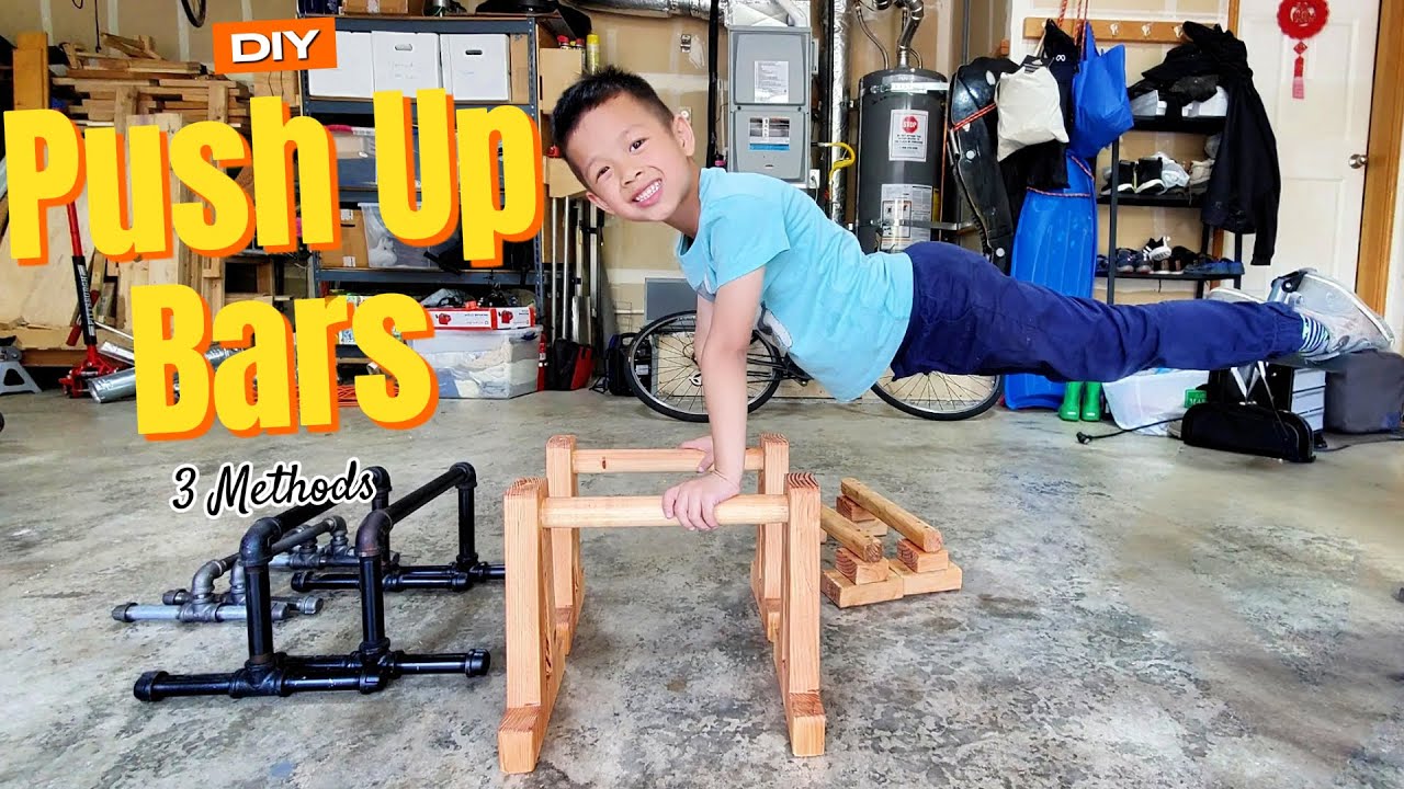 How to make Calisthenics Wood Parallettes Bars (Push Up/Dip/L Sit Handles)