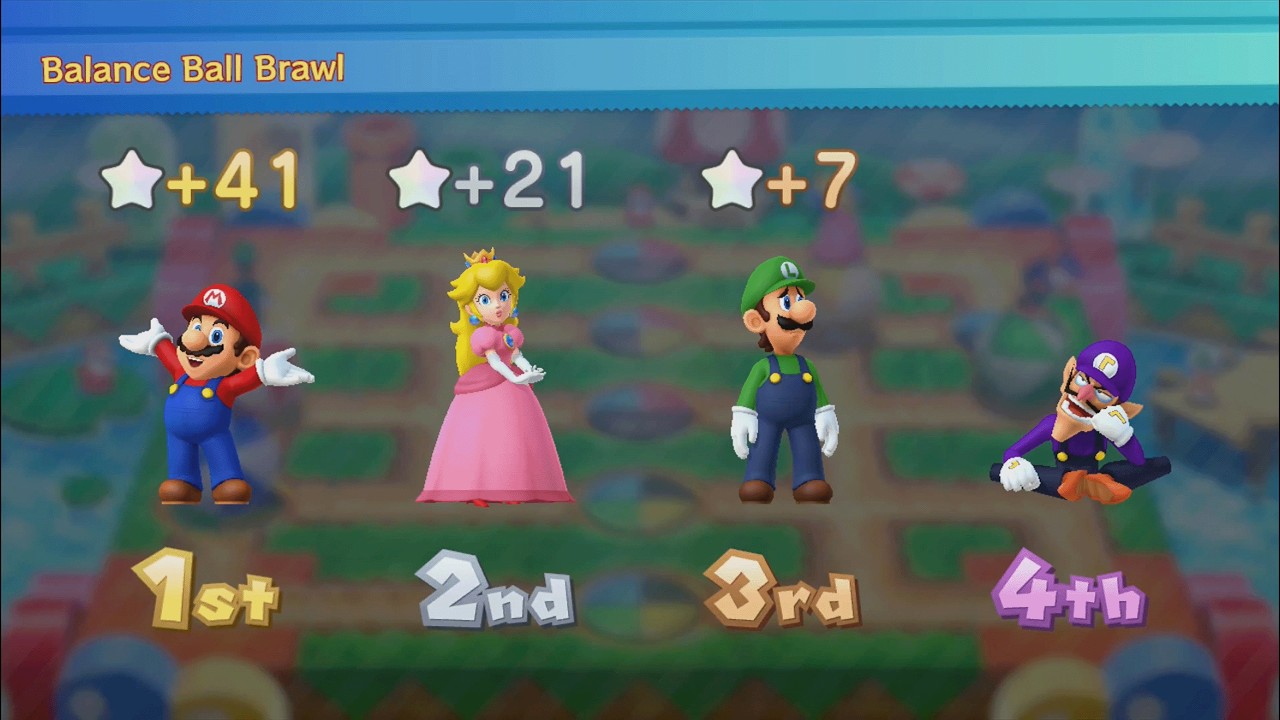 Mario Party 10 - Mario vs Luigi vs Waluigi vs Peach - Airship Central