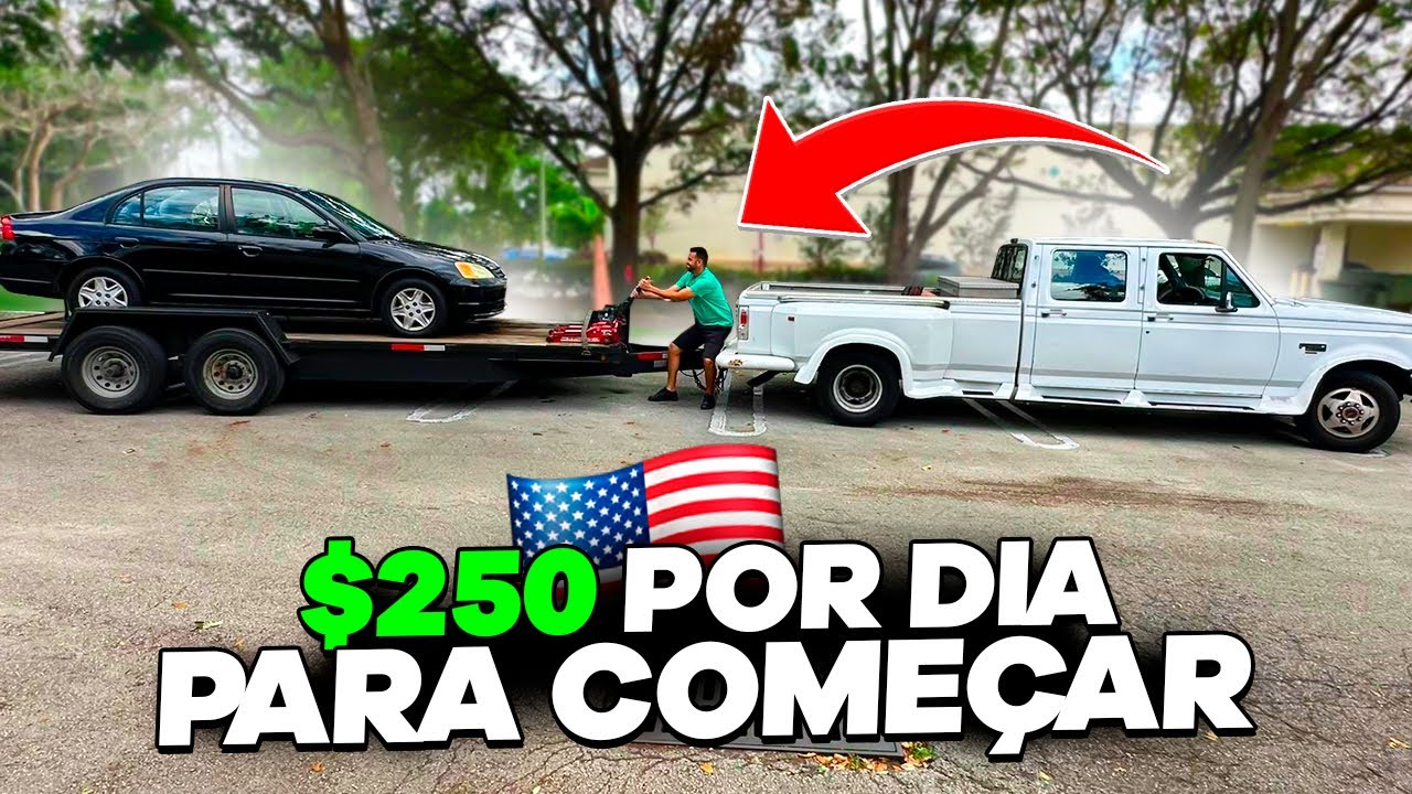 ESTÁ DIFÍCIL ACHAR MOTORISTA DE GUINCHO NOS EUA PARA TRABALHAR - TEM SERVIÇO O ANO TODO