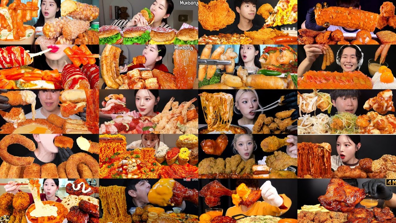 2&times; SPEED EATING SOUND | KOREAN MUKBANG COMPILATION  | ASMR MUKBANG | KOREAN FOOD | SPEED MUKBANG