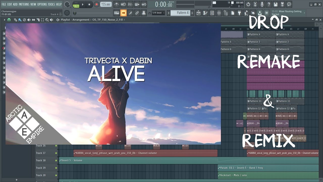 Dabin - Alive (feat. RUNN) (Trivecta Remix) Drop Remake & Remix