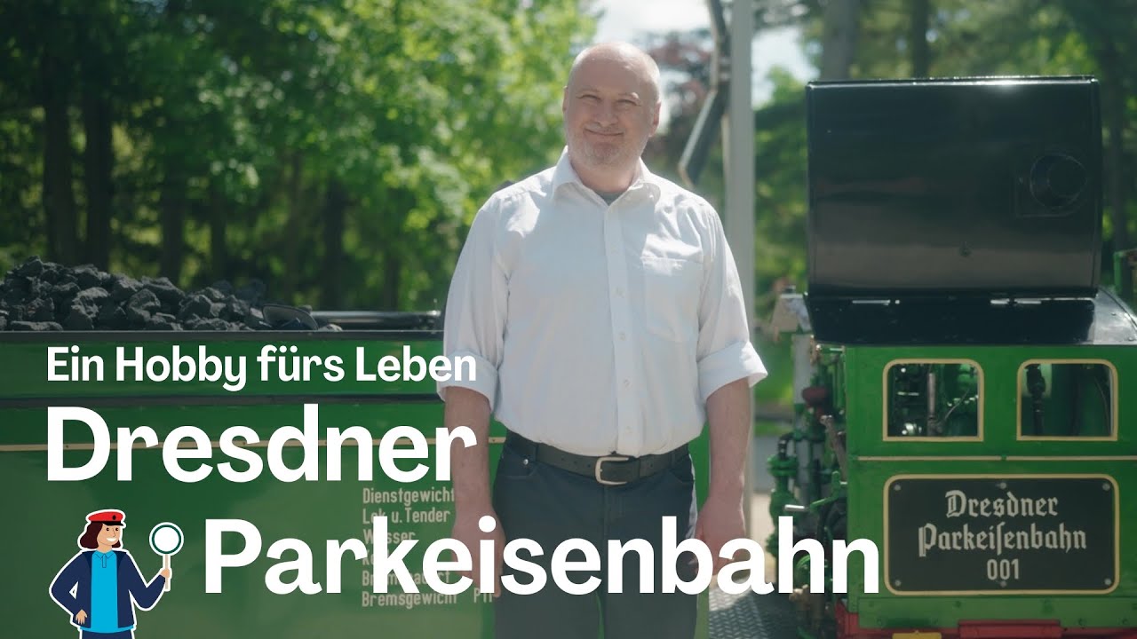 Dresdner Parkeisenbahn – Ein Hobby fürs Leben: Der Leiter der Parkeisenbahn | Schlösserland Sachsen