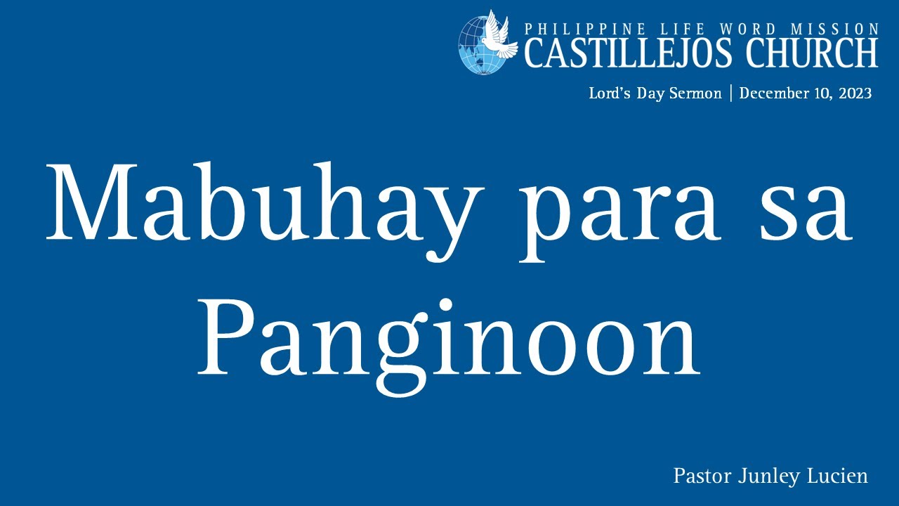 Mabuhay para sa Panginoon