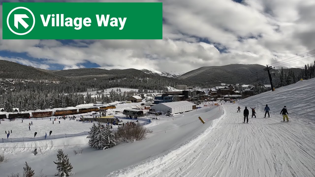 Winter Park, CO - 🟦/🟢 Village Way ft. Train (2-4-24) [4K]