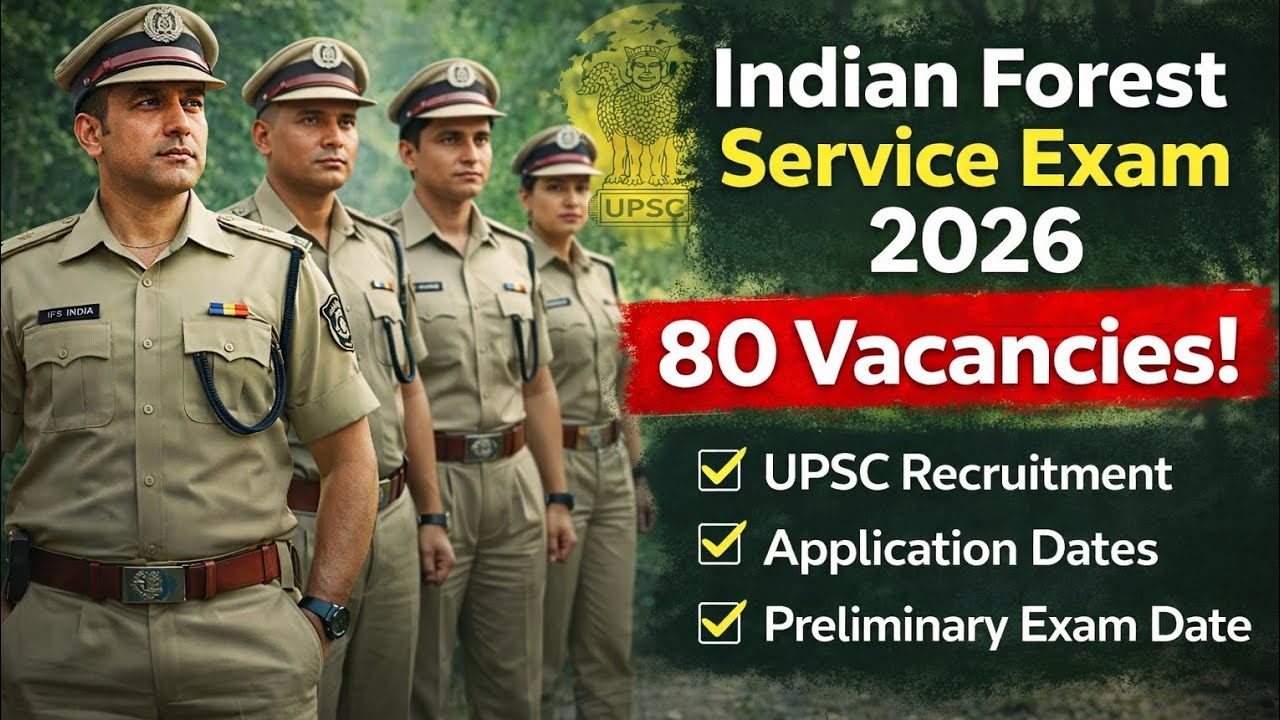 IFS Officer Recruitment 2026 🌲 | Indian Forest Service Exam | 80 Vacancy | UPSC Update