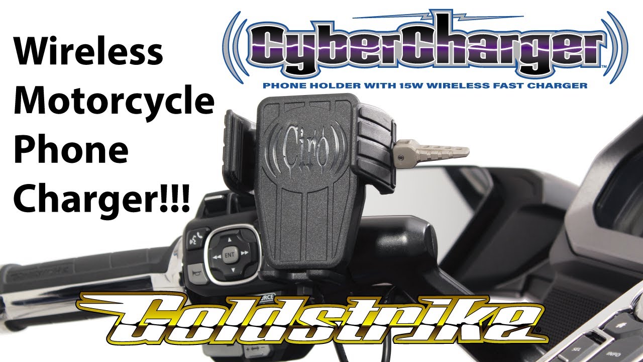 CYBERCHARGER™ Phone Holder with 15W Wireless Fast Charger