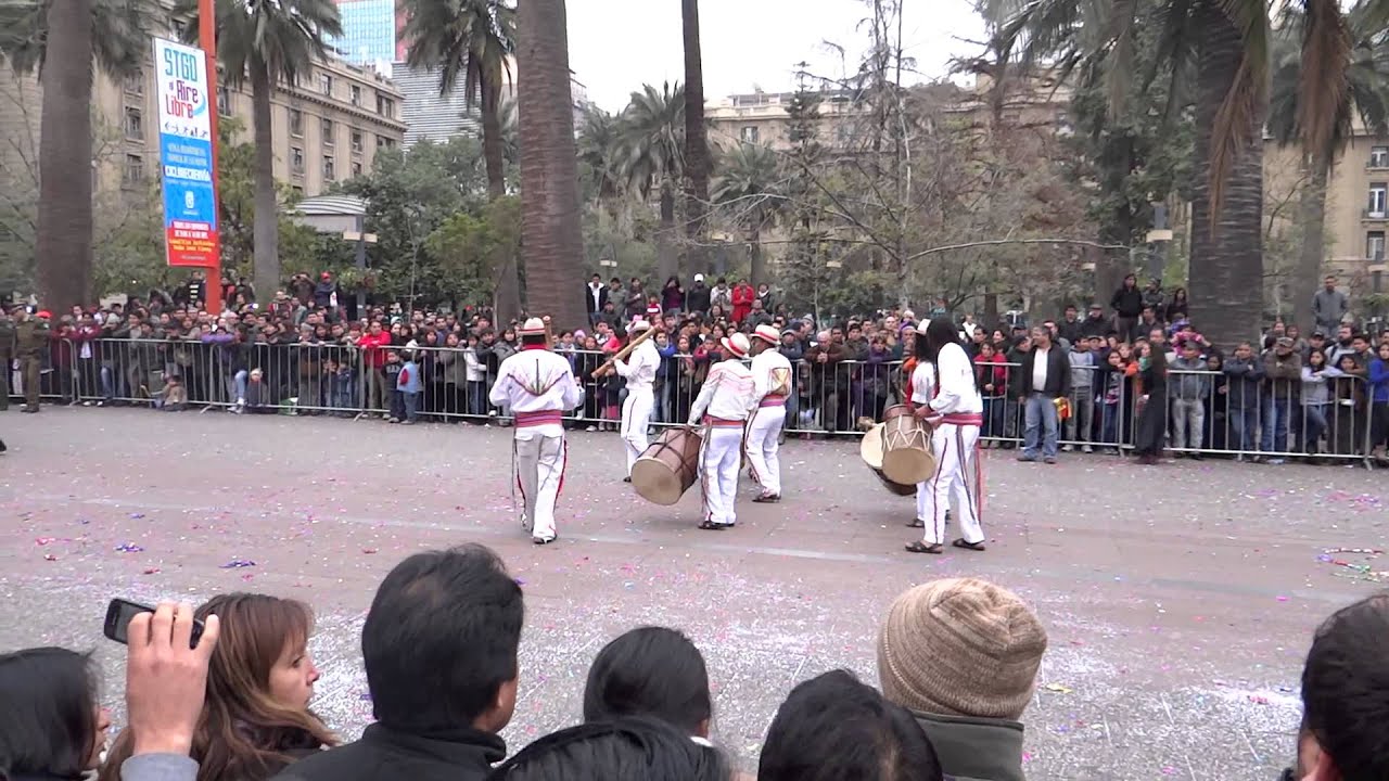 Tambor Mayor Saya Afro boliviana en Santiago de Chile Agosto 2013