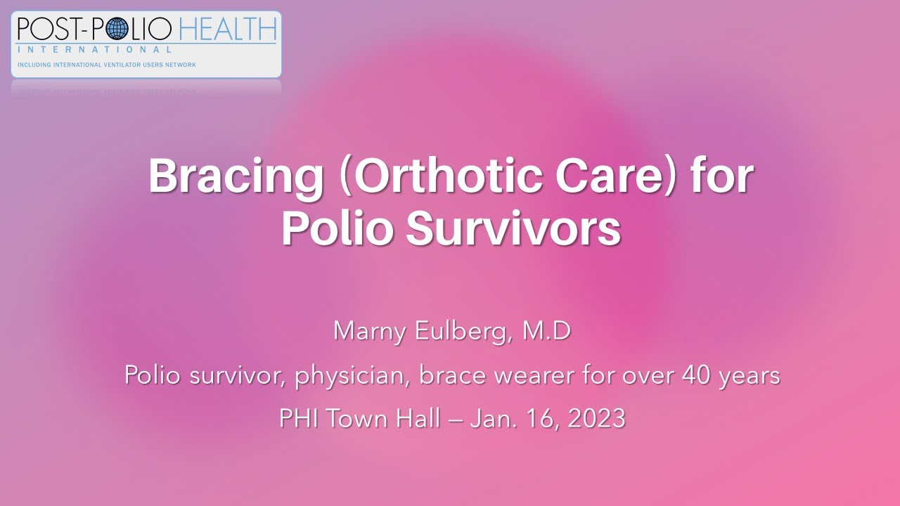 PHI Town Hall - Bracing with Dr. Marny Eulberg