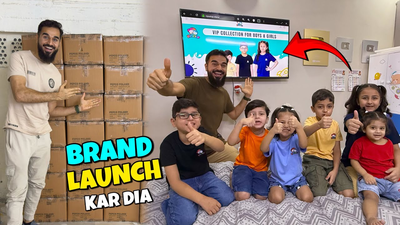 Finally hamara clothing brand VIP SETUP launch hogaya 🥰