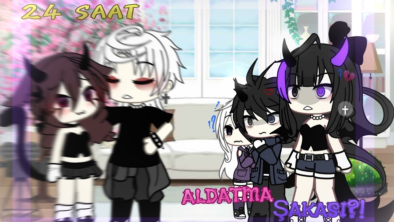 |🤩| 24 SAAT ALDATMA ŞAKASI?! /😨/ + Gacha Life  #cringe 
