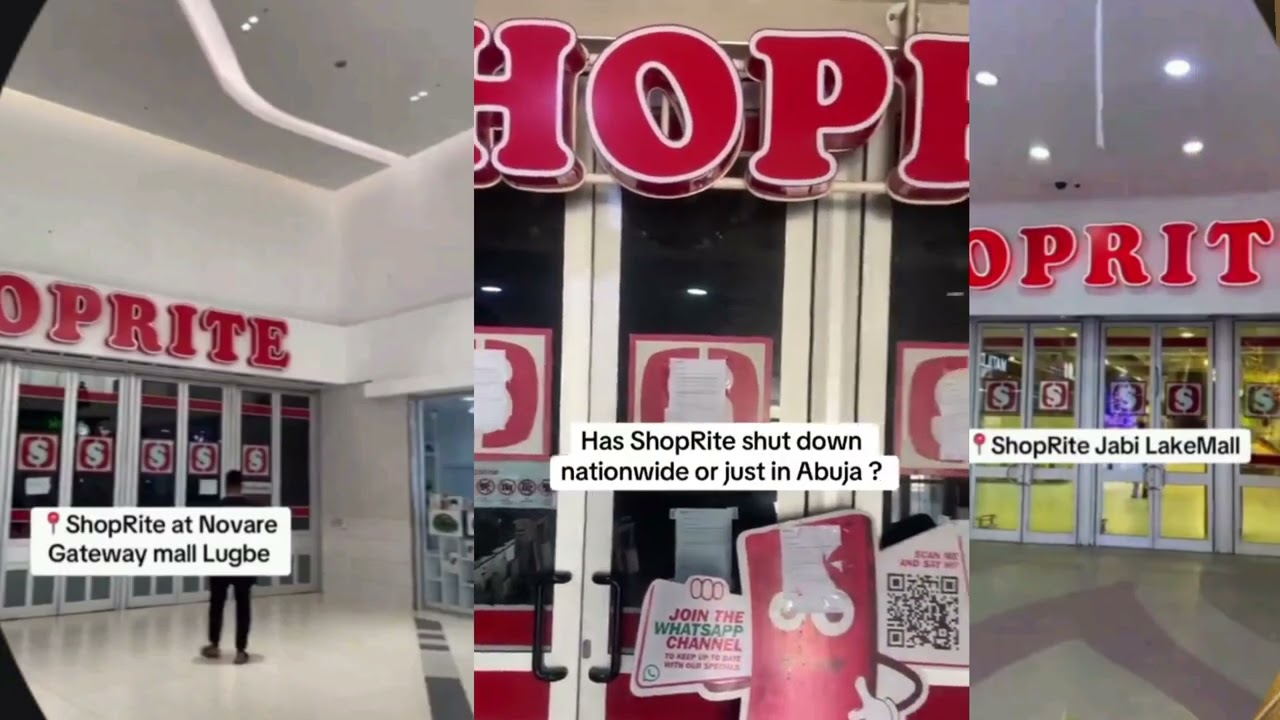 Закрылся ли наконец магазин ShopRite в Нигерии? Закрытие магазинов в Абудже вызвало волну коммент...