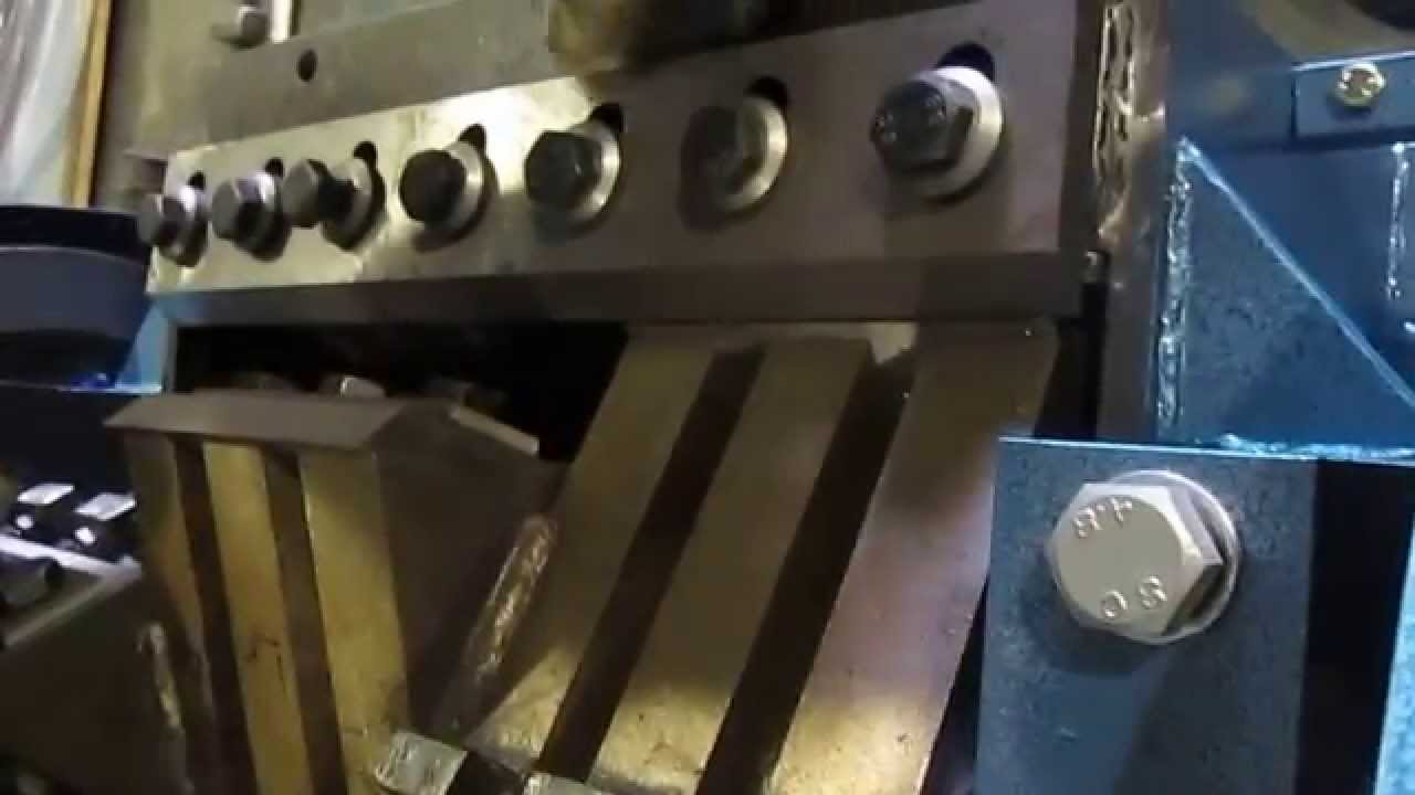 Changing a screen and granulator blades on a granulator.