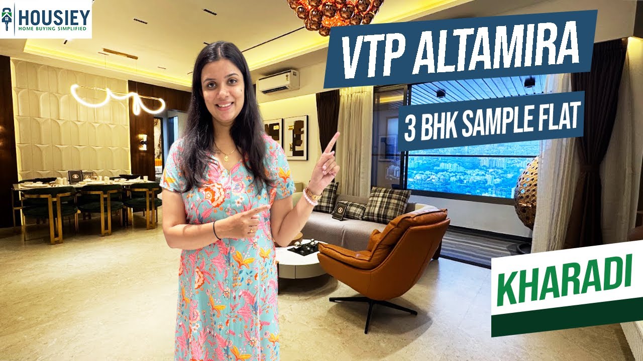 VTP Altamira Kharadi | 3 BHK Sample Flat Tour [2025] | VTP Luxe Kharadi Project