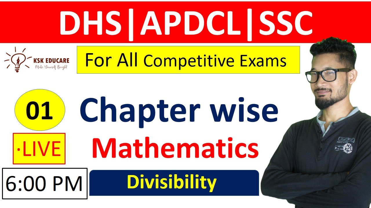 Mathematics Chapter wise for Assam DHS | APDCL and Other Competitive Exams by @KSKEducare