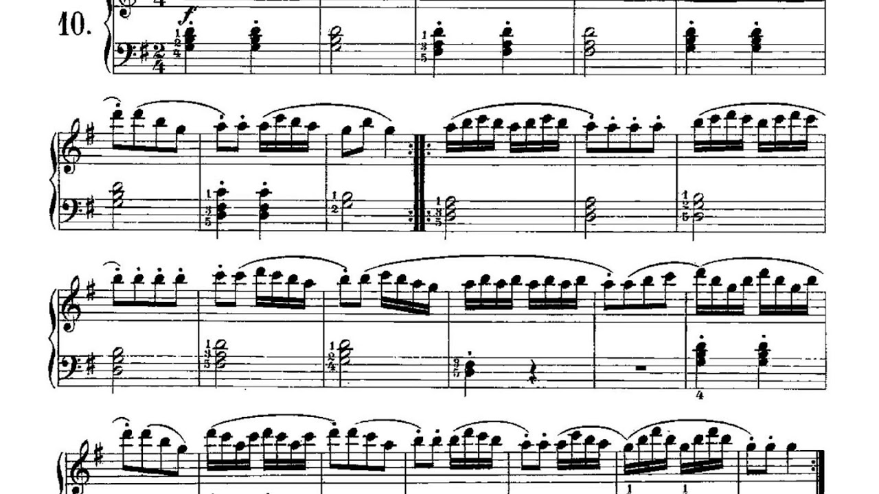 Carl Czerny - Les cinq doigts, op. 777